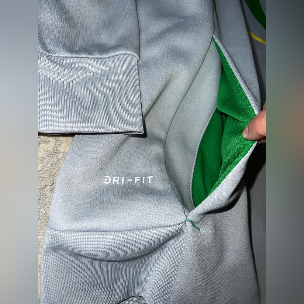 Nike Oregon Ducks Therma Dri-Fit Performance Hoodie Pullover Mens L Gray NWT - Picture 3 of 6